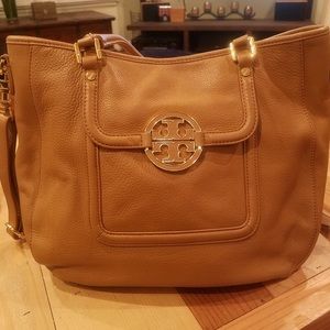 Tory Burch Amanda Tan Leather Tote